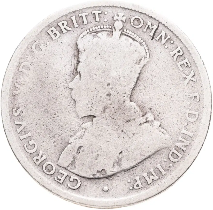 Австралия 2 шиллинга (florin, shillings) 1916, реверс