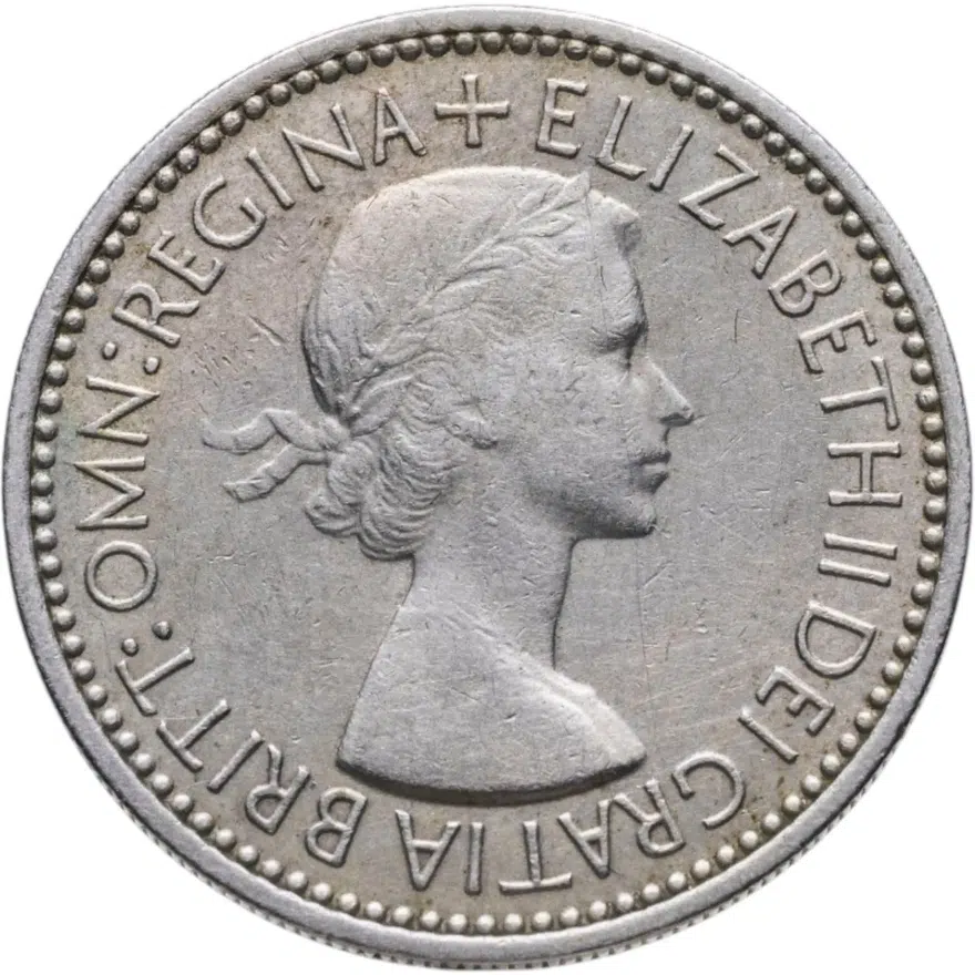 Великобритания 1 шиллинг (shilling) 1953 Шотландский герб, реверс