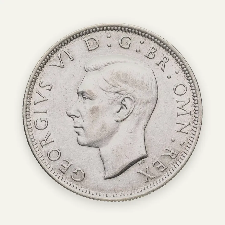 Великобритания 1/2 кроны (crown) 1945