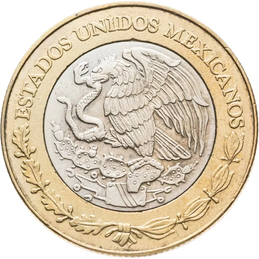 Мексика 10 песо (pesos) 1997