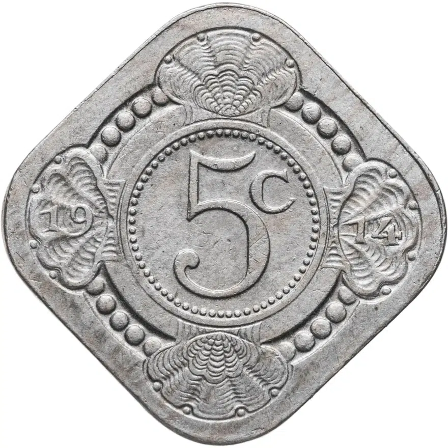 Нидерланды 5 центов (cents) 1914