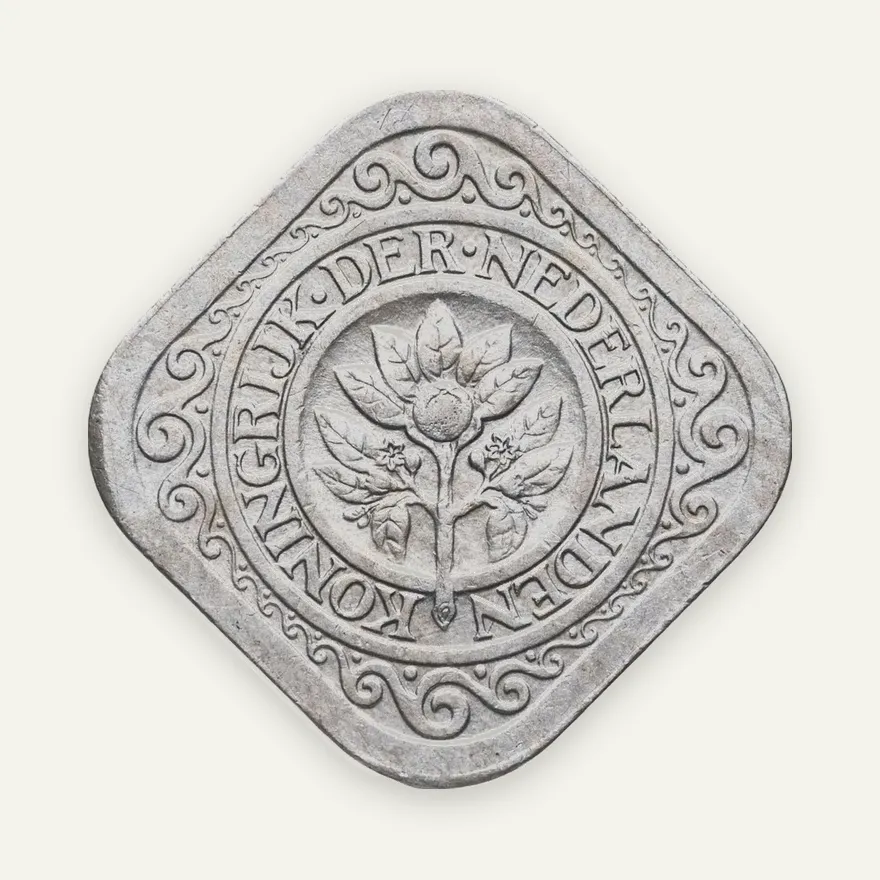 Нидерланды 5 центов (cents) 1914, реверс