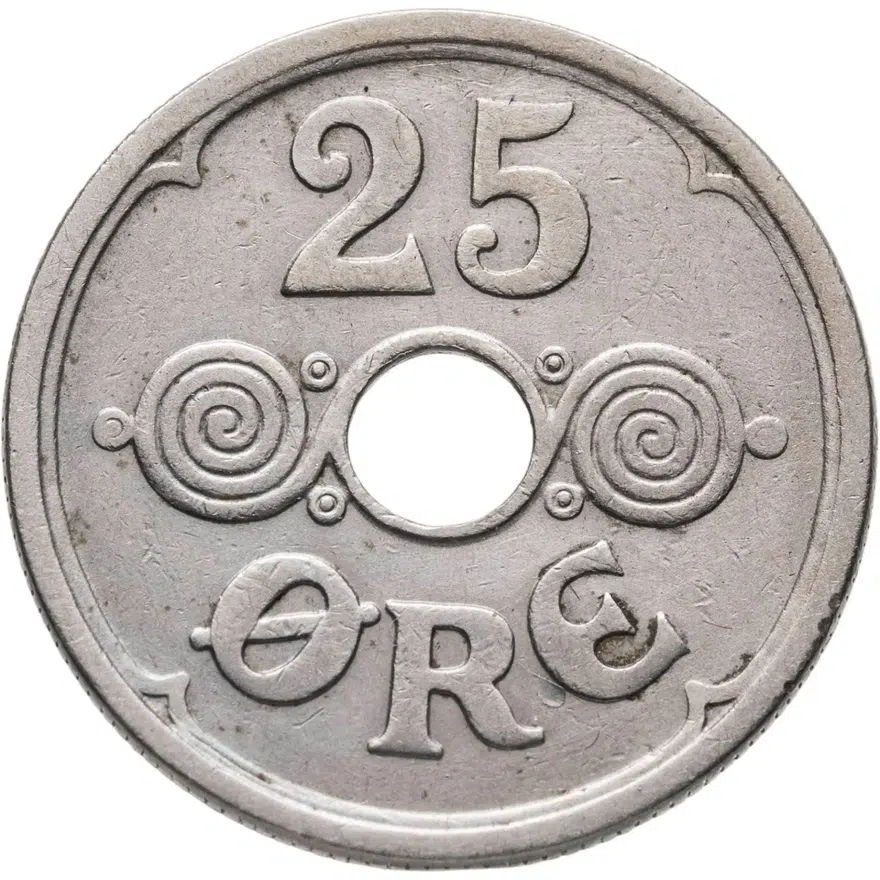 Дания 25 эре (ore) 1935