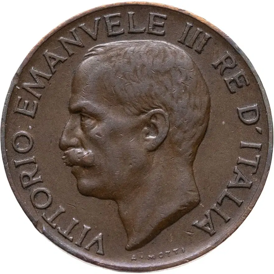 Италия 5 чентезимо (centesimi) 1924, реверс