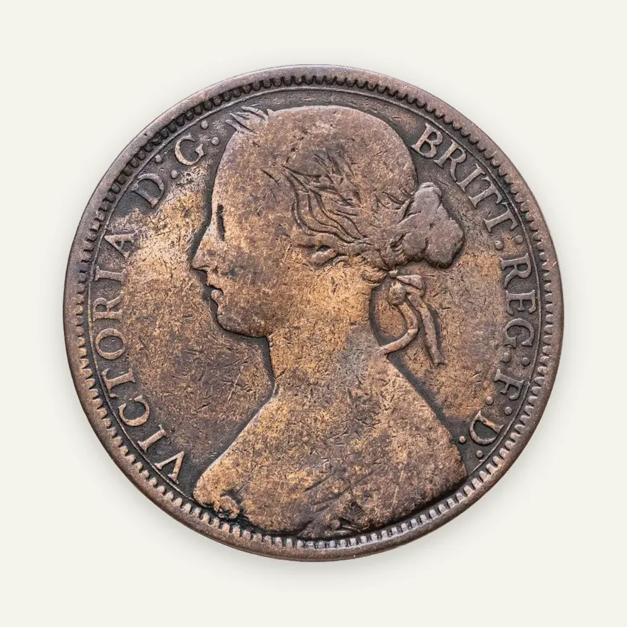 Великобритания 1 пенни (penny) 1873, реверс