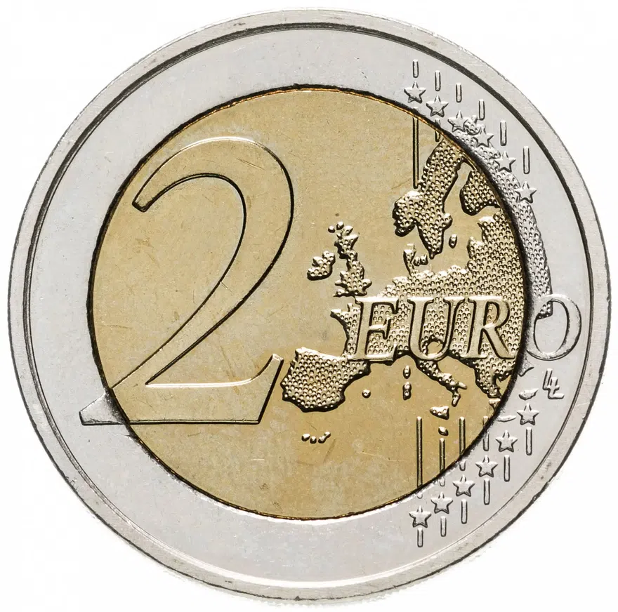 Люксембург 2 евро 2012 "10 лет евро", реверс