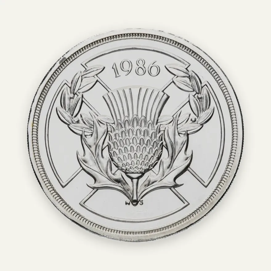 Великобритания 2 фунта (pounds) 1986 "XIII Игры Содружества", реверс