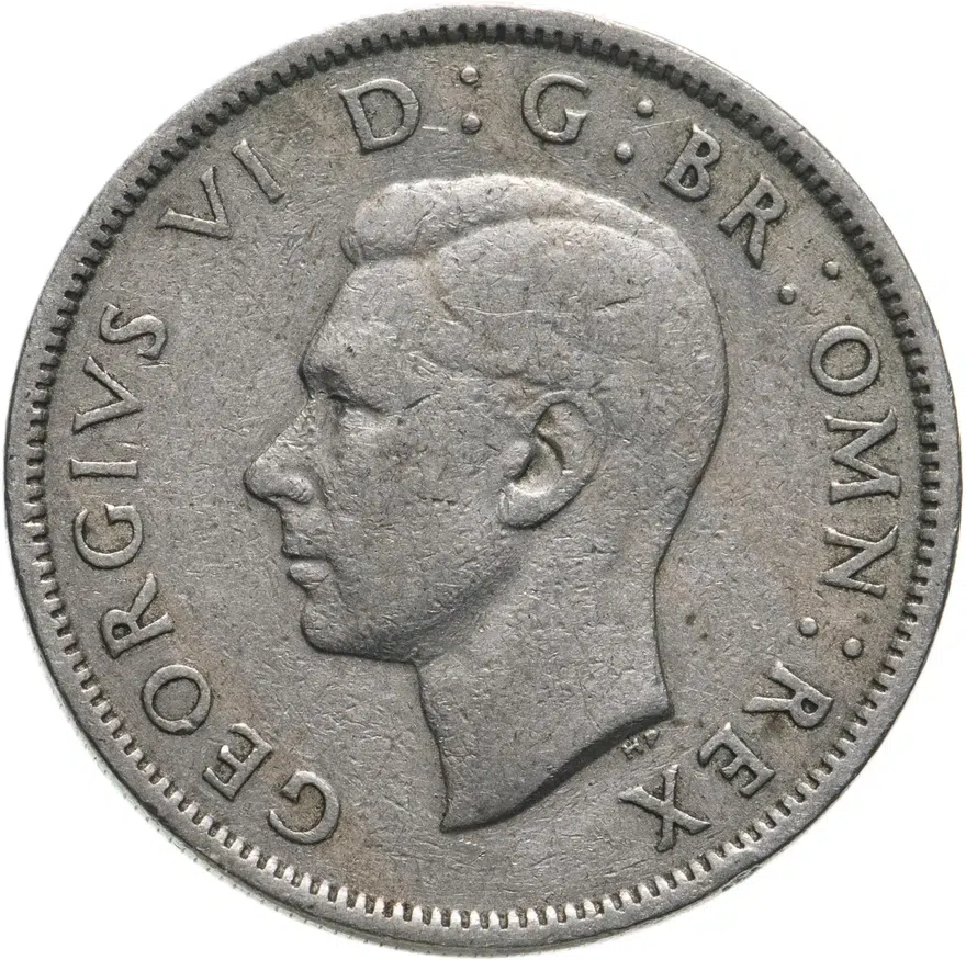 Великобритания 2 шиллинга (флорин, shillings) 1948, реверс