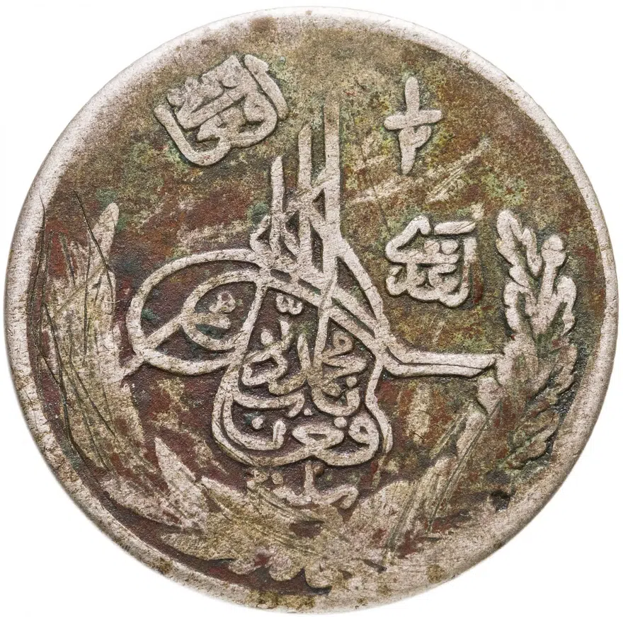 Афганистан 1/2 афгани 1925, реверс