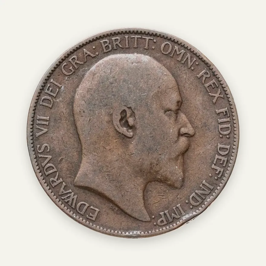 Великобритания 1 пенни (penny) 1906, аверс