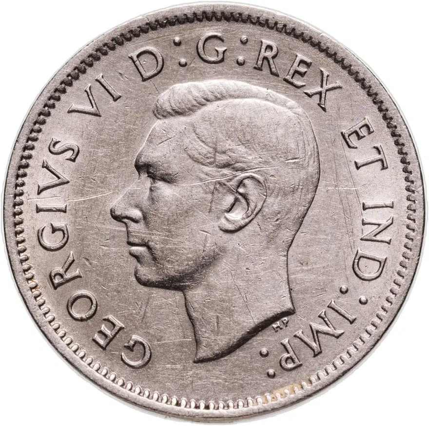 Канада 5 центов (cents) 1939, реверс