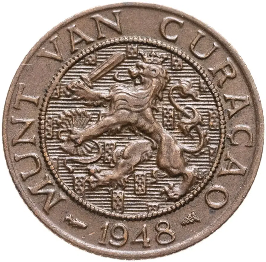 Кюрасао 2 1/2 цента (cent) 1948, реверс