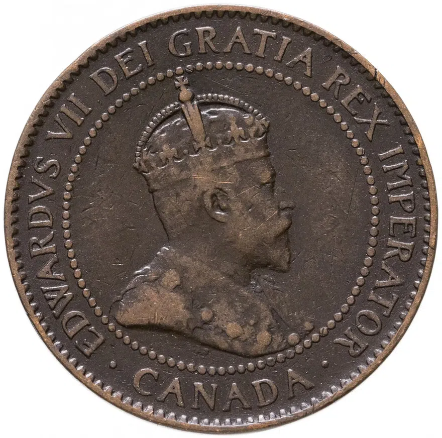 Канада 1 цент 1904, реверс