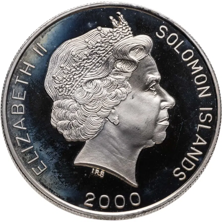 Соломоновы острова 1 доллар (dollar) 2000 XXVII Летние Олимпийские игры, Сидней 2000 - парусный спорт, реверс