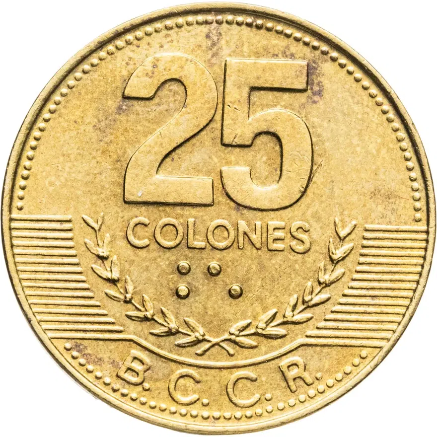 Коста-Рика 25 колонов (colones) 2005