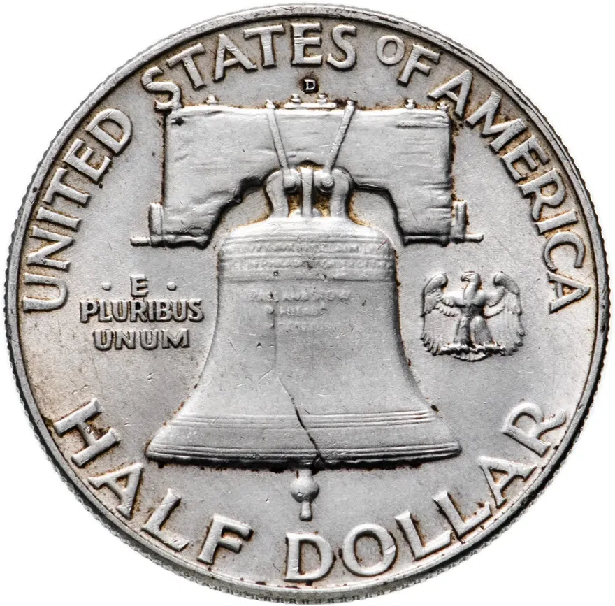 США 50 центов 1957, реверс