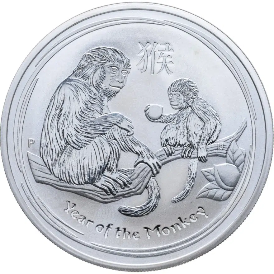 Австралия 1 доллар (dollar) 2016 P Year of the Monkey (год Обезьяны), аверс