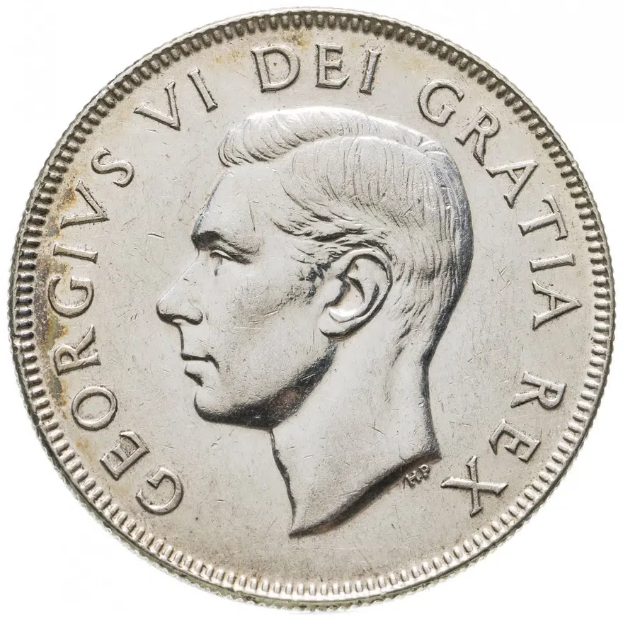 Канада 50 центов (cents) 1951, реверс