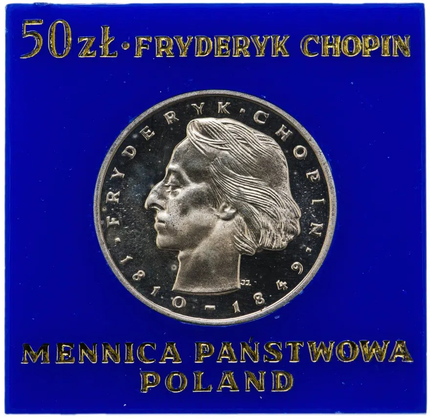 Польша 50 злотых (zlotych) 1972   "Фредерик Шопен", аверс