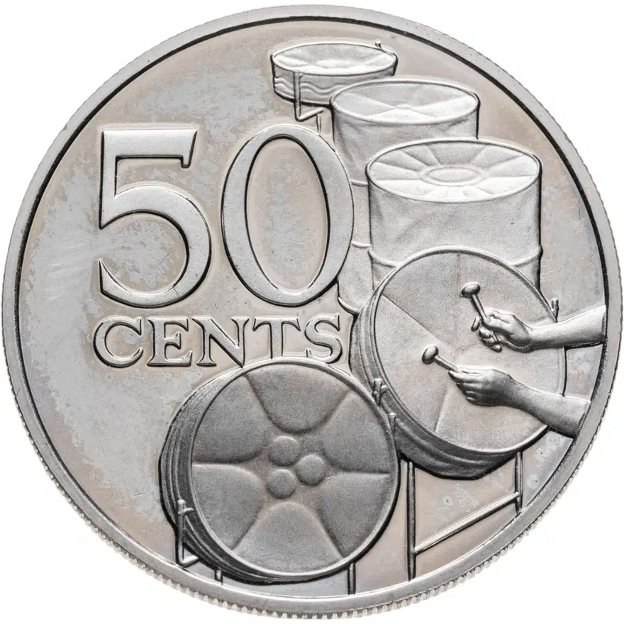 Тринидад и Тобаго 50 центов (cents) 1976, реверс