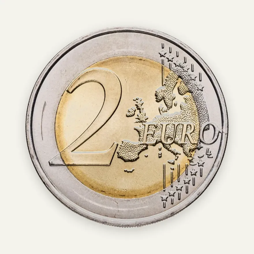 Франция 2 евро (euro) 2016 Чемпионат Европы по футболу 2016, реверс