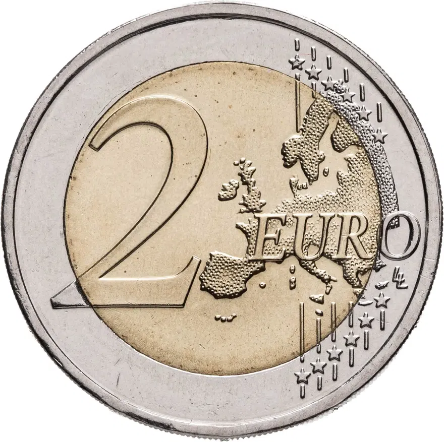 Португалия 2 euro (евро) 2016 сборная Португалии на Играх XXXI летней Олимпиады в Рио-де-Жанейро 2016, реверс