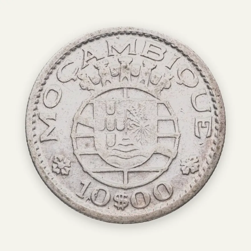 Мозамбик 10 эскудо (escudos) 1955, реверс