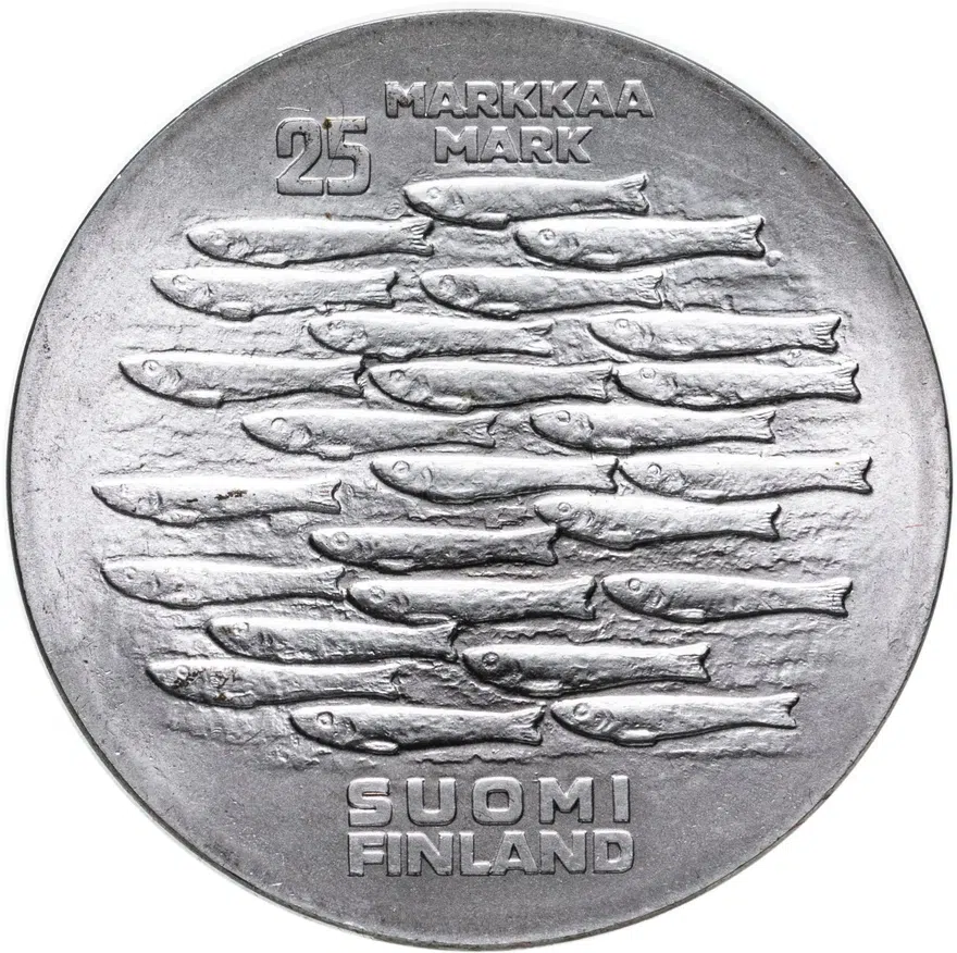 Финляндия 25 марок (markkaa) 1979 "750 лет Турку"