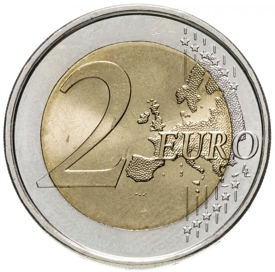 Испания 2 евро 2012 "10 лет евро", реверс