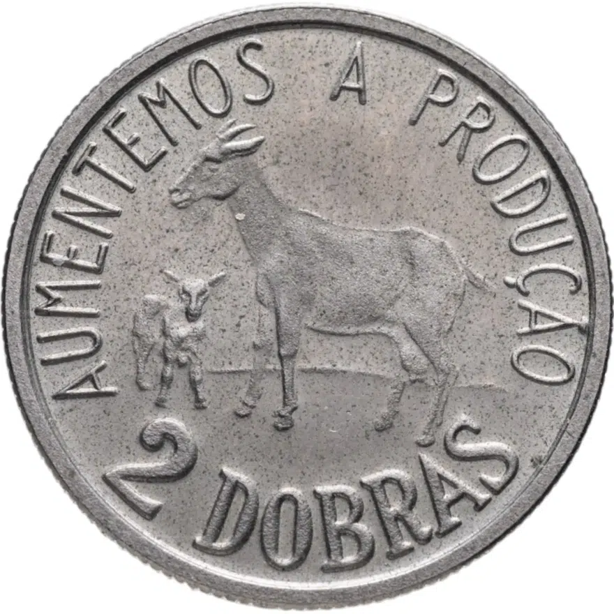 Сан-Томе и Принсипи 2 добры (dobras) 1977 Продовольствие для всех (FAO)