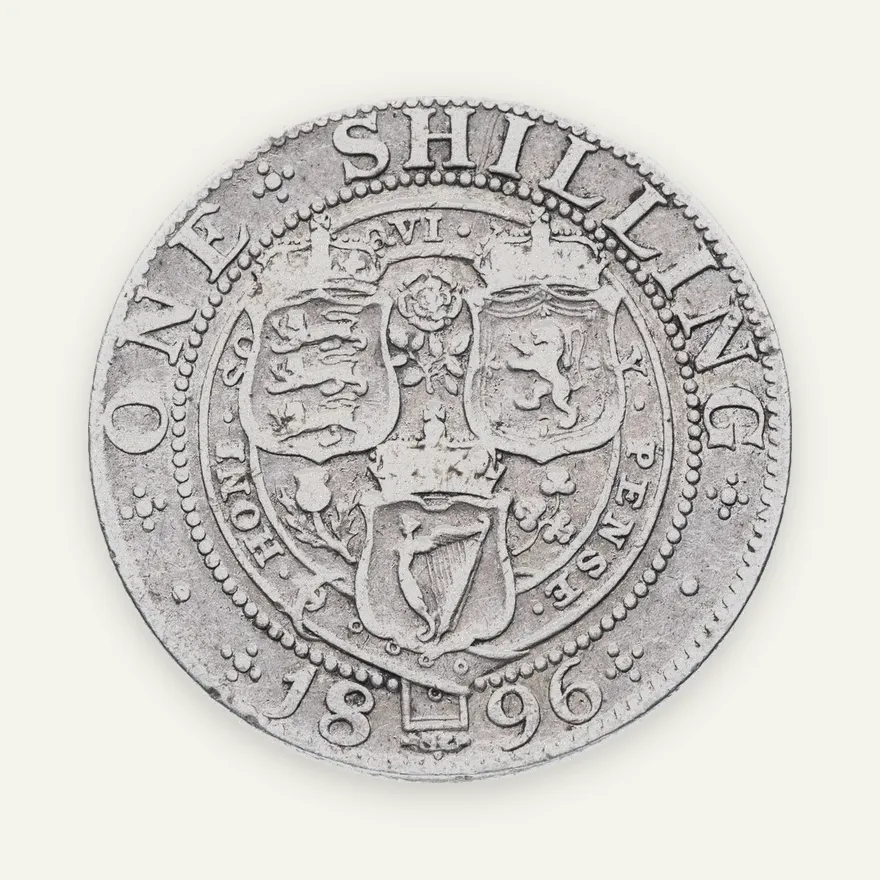 Великобритания 1 шиллинг (shilling) 1896, реверс