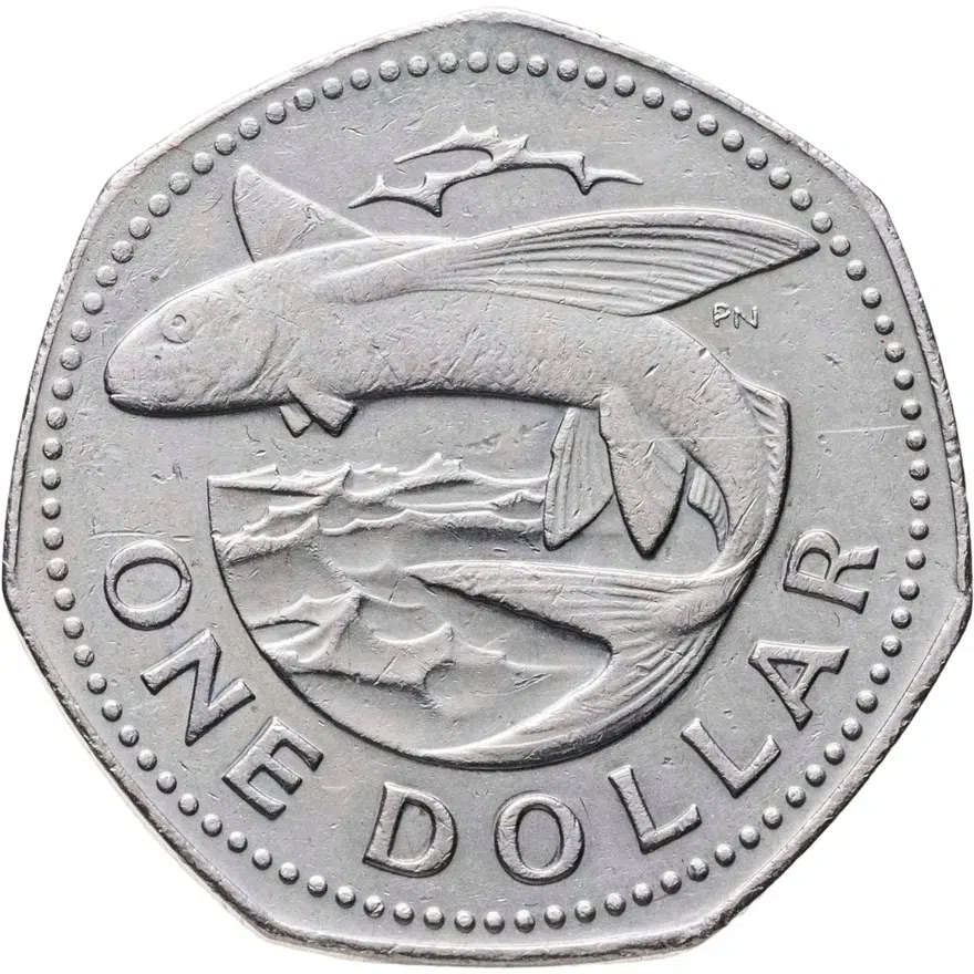 Барбадос 1 доллар (dollar) 1979   Без отметки монетного двора