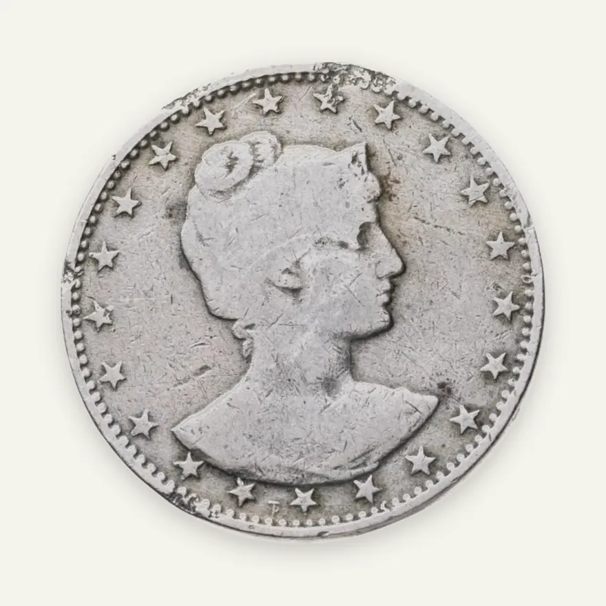 Бразилия 200 реалов (рейс, reis) 1901 Liberty, реверс