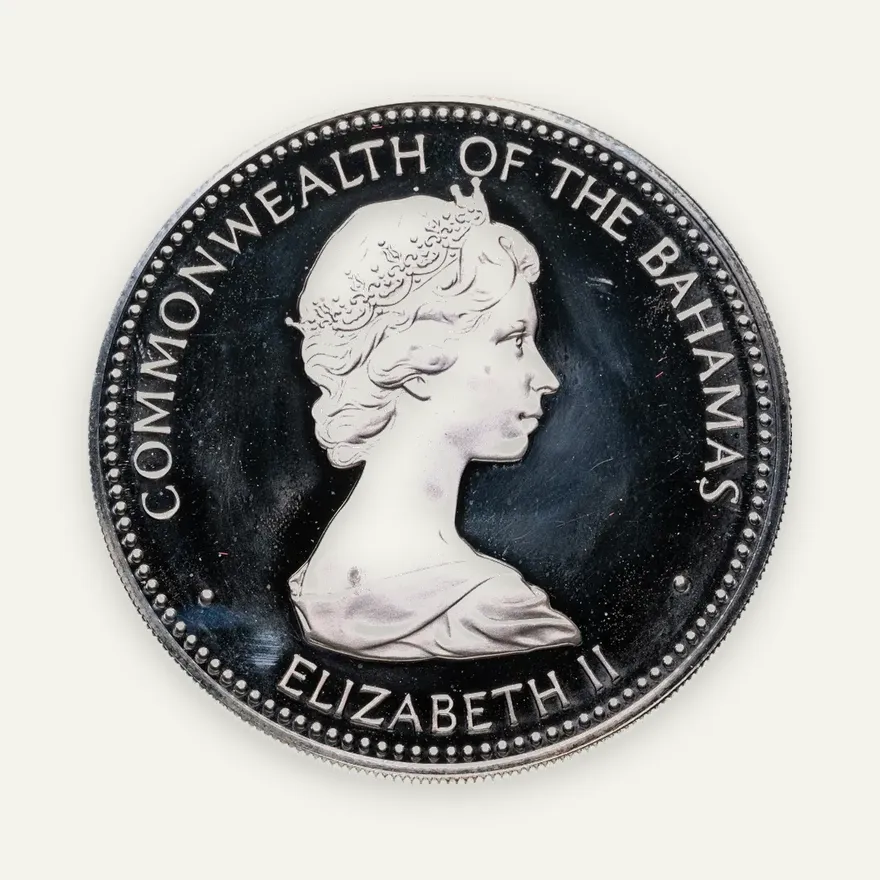 Багамские острова 5 долларов (dollars) 1973, реверс