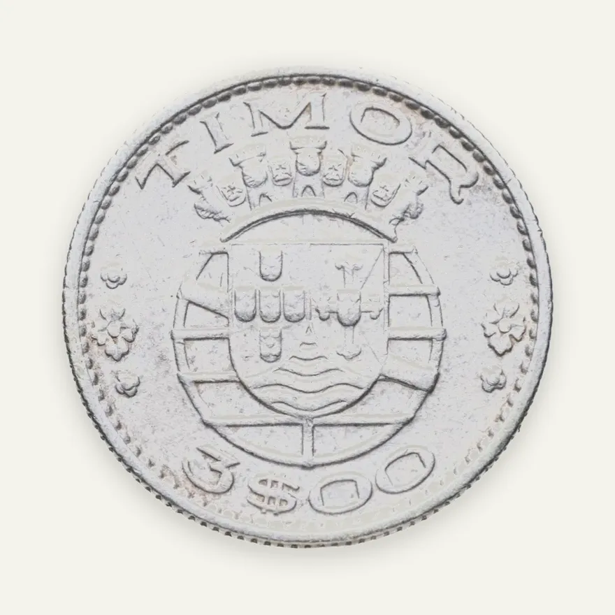 Португальский Тимор 3 эскудо (escudos) 1958, реверс