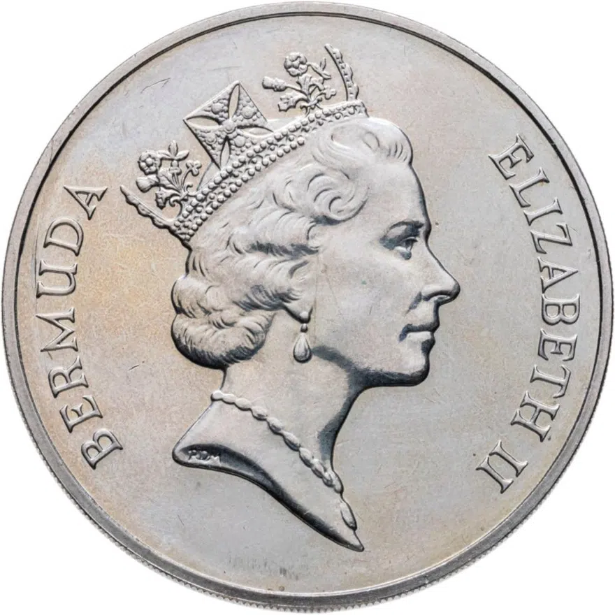 Бермуды 1 доллар (dollar) 1988 " Железная дорога Бермуды"