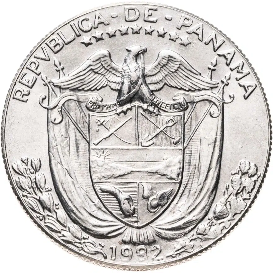 Панама 1/2 бальбоа (balboa) 1982, реверс