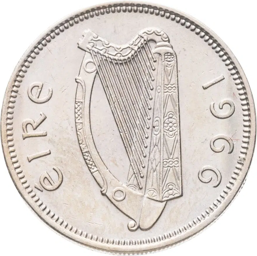 Ирландия 1 шиллинг (shilling) 1966