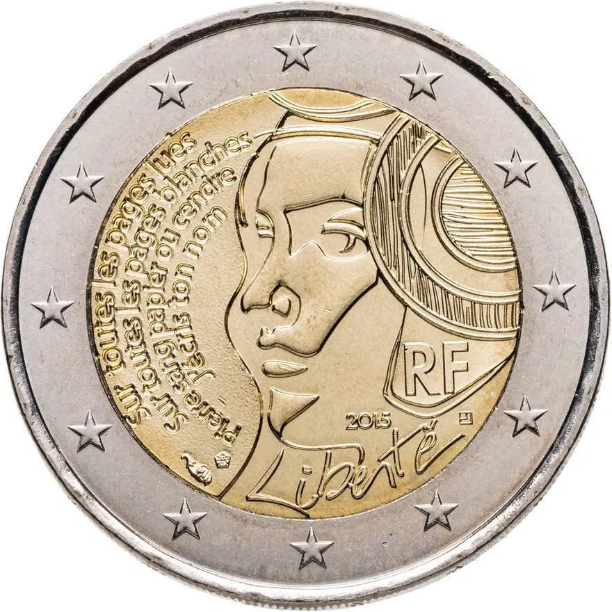 Франция 2 евро (euro) 2015 225-летие Фестиваля Федерации