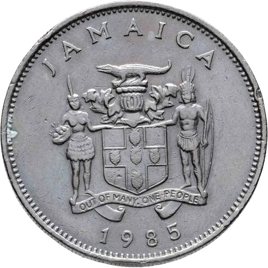 Ямайка 20 центов (cents) 1985  ФАО - WORLD FOOD DAY OCTOBER 16.1981, реверс