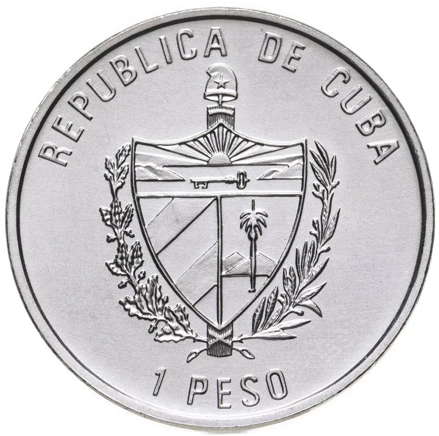 Куба 1 песо (peso) 1991 Год Испании - Хиральда, реверс