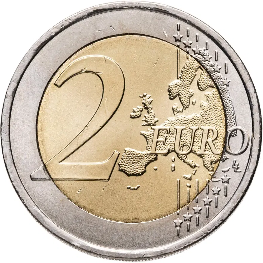 Португалия 2 евро (euro) 2015 150 лет Португальскому Красному Кресту, реверс