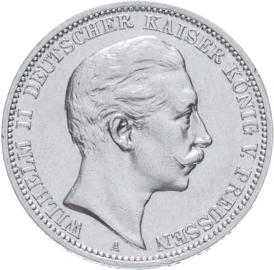 Германия (Империя) 3 марки (mark) 1908 A  Пруссия