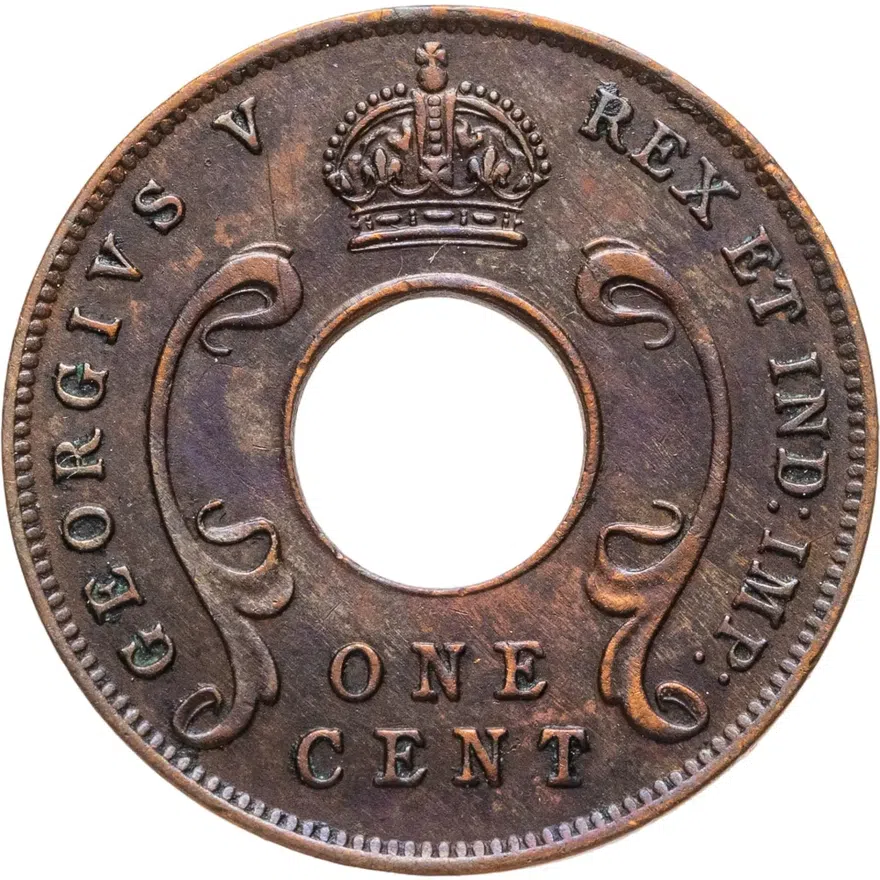 Британская Восточная Африка 1 цент (cent) 1927