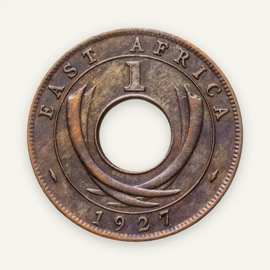 Британская Восточная Африка 1 цент (cent) 1927, реверс