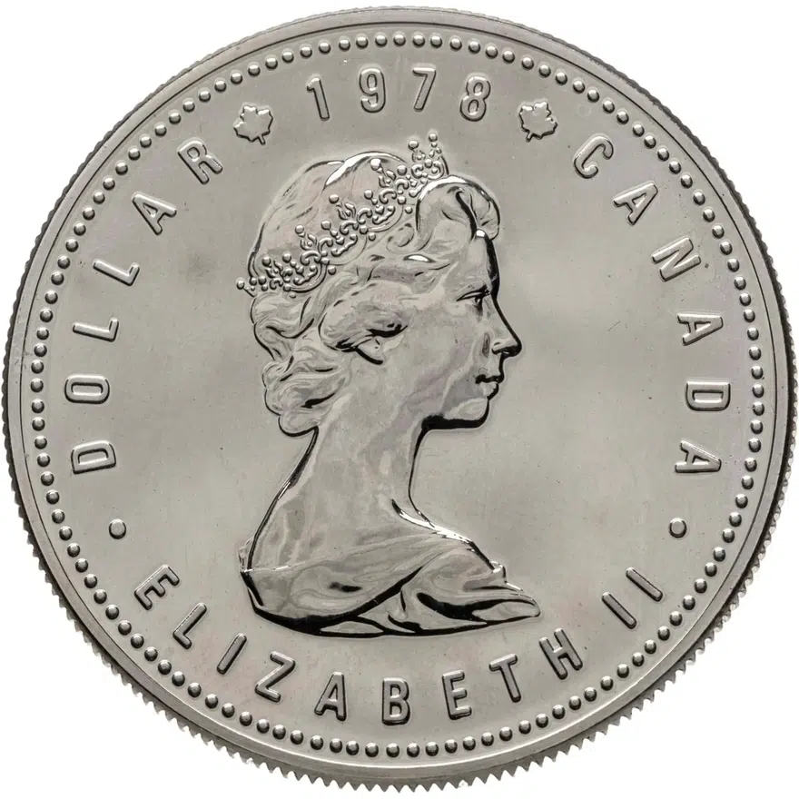 Канада 1 доллар (dollar) 1978  XI игры содружества в Эдмонтоне, реверс