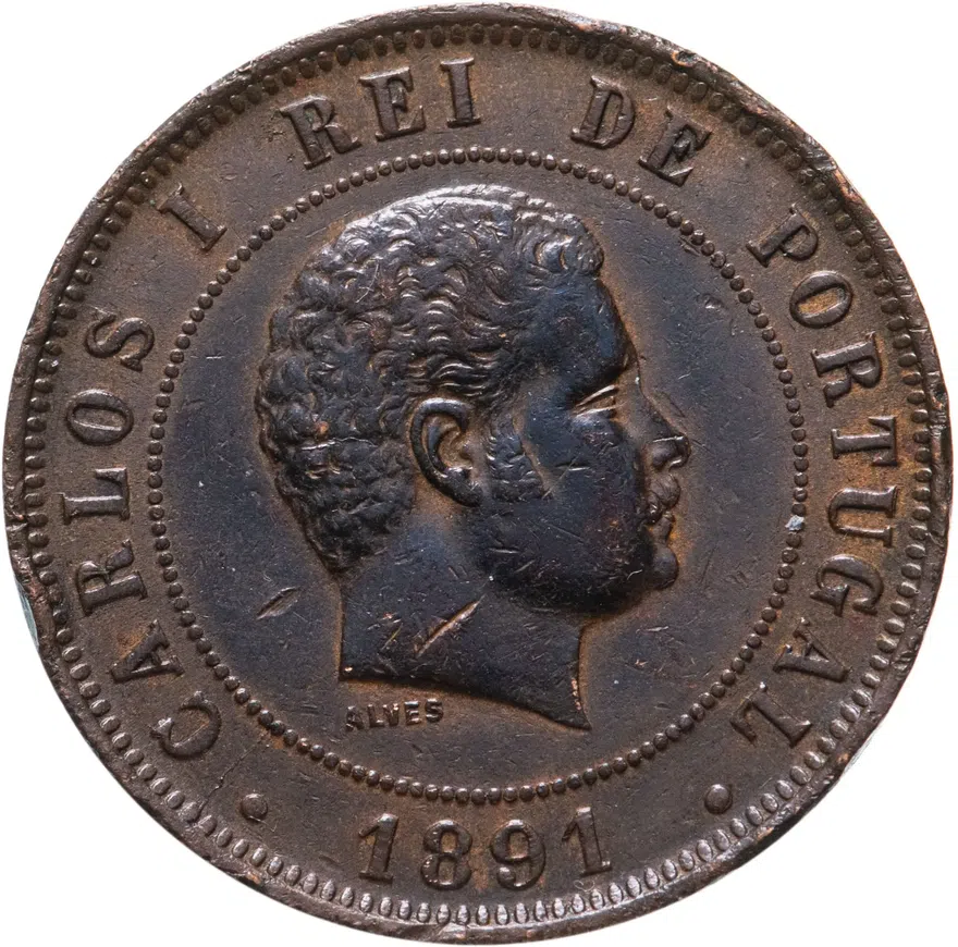 Португалия 20 рейс (reis) 1891