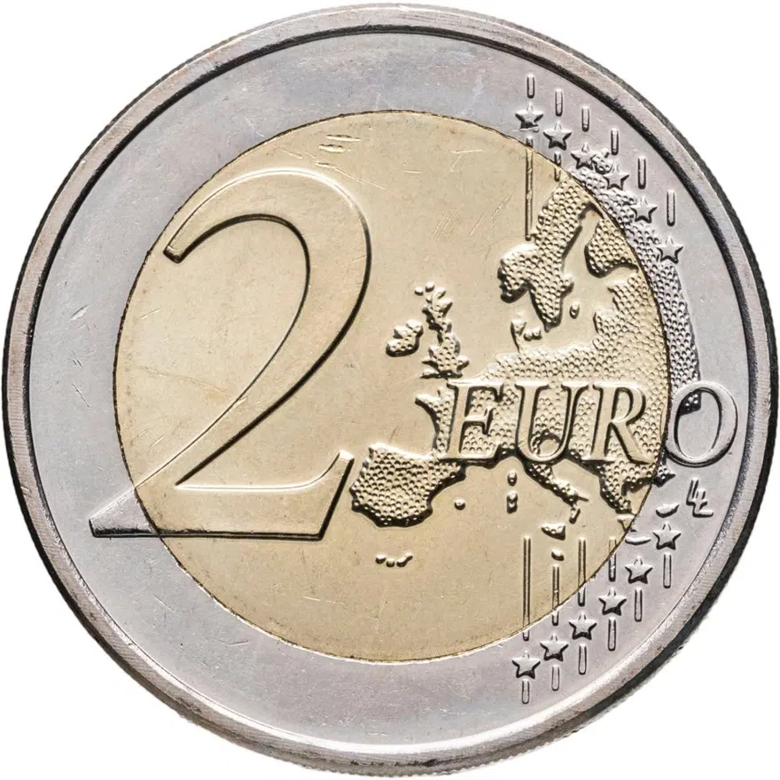 Люксембург 2 евро (euro) 2015 15-летие вступления на престол Великого Герцога Анри, реверс
