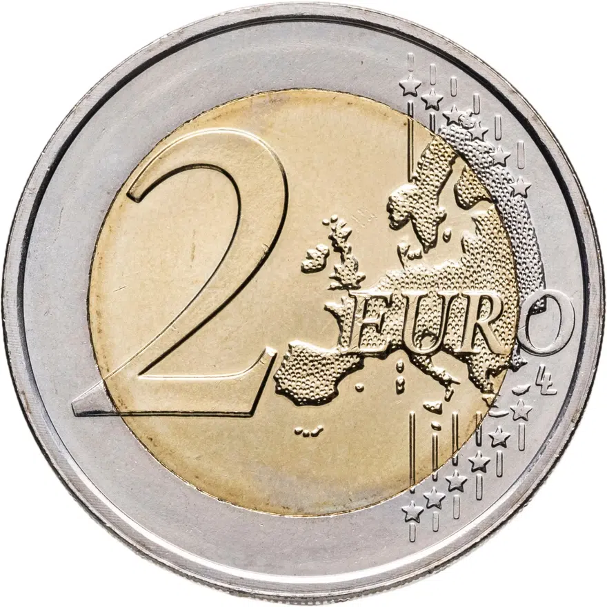 Люксембург 2 евро (euro) 2015 125-летие династии Нассау-Вейльбург, реверс