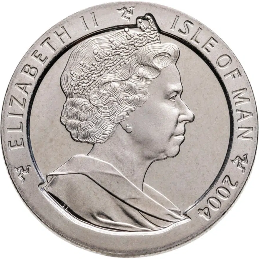 Остров Мэн 1 крона (crown) 2004 XXVIII летние Олимпийские Игры, Афины 2004 - Бег, реверс